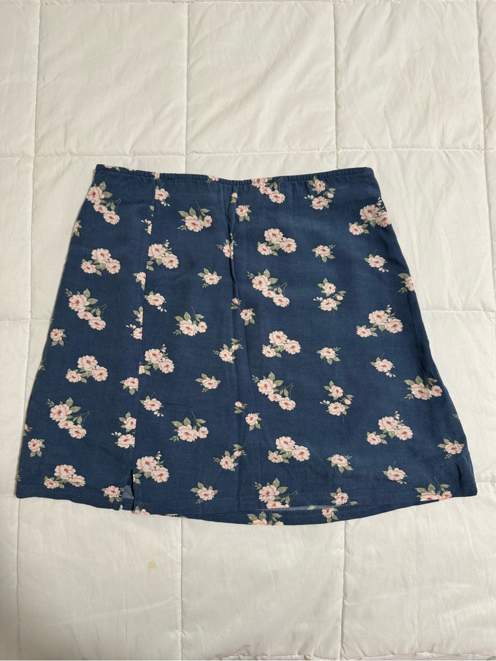 American Eagle Outfitters Blue Floral Mini Skirt